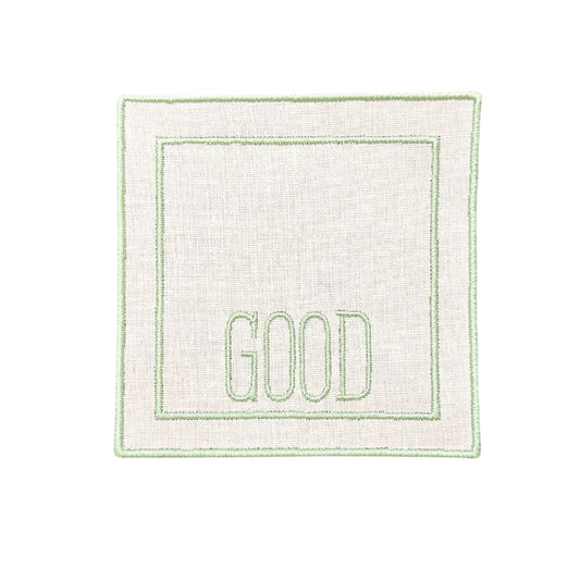 Personalized Linen Cocktail Napkins- Simple