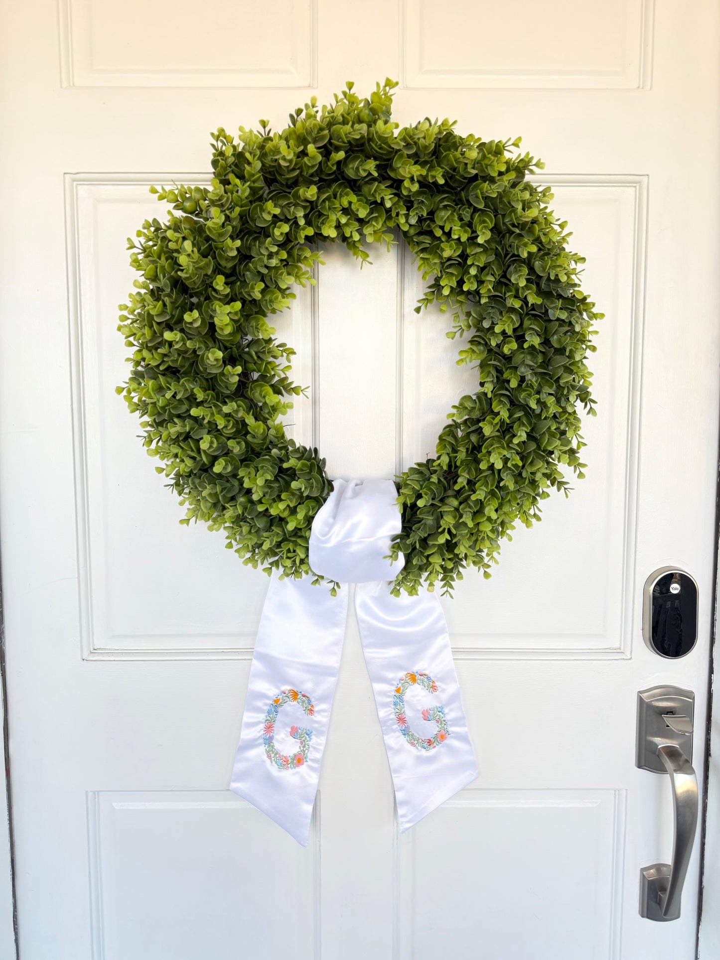 Spring Wreath Sash