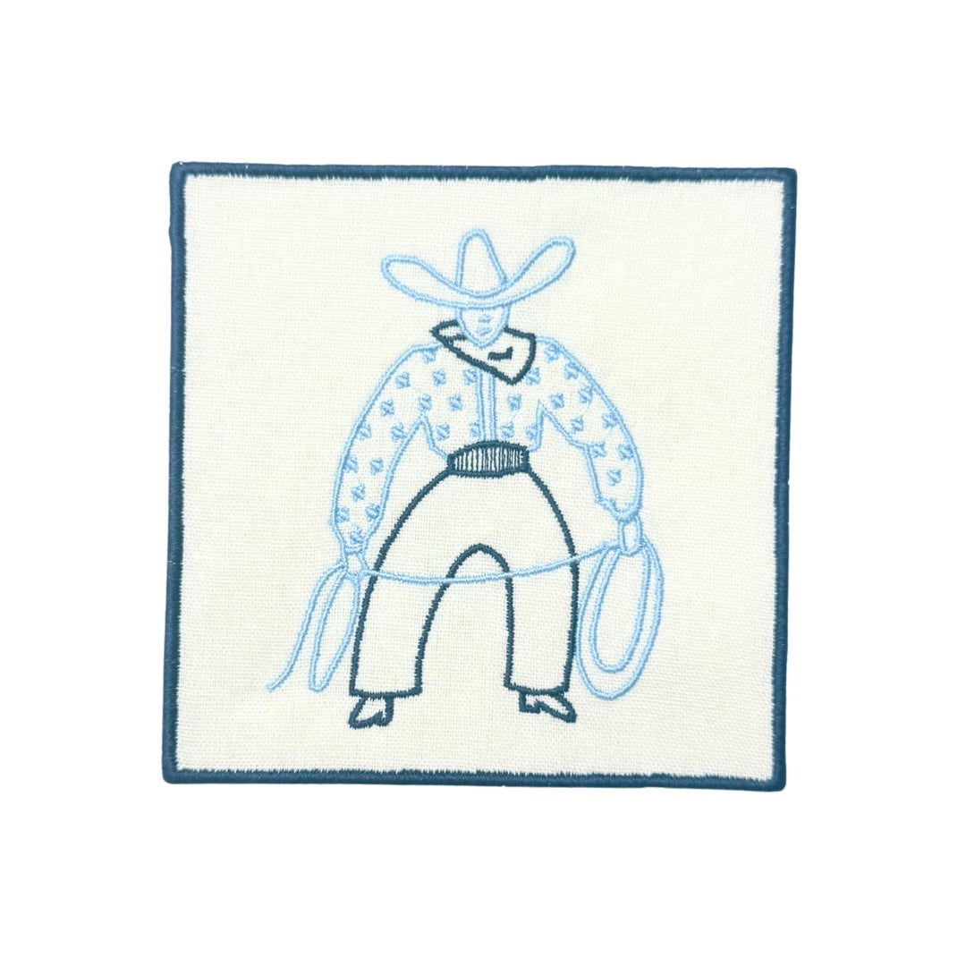 Cowboy Linen Cocktail Napkins