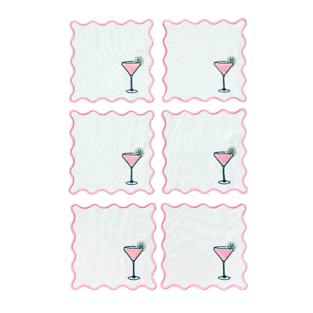 Cosmo Linen Cocktail Napkins