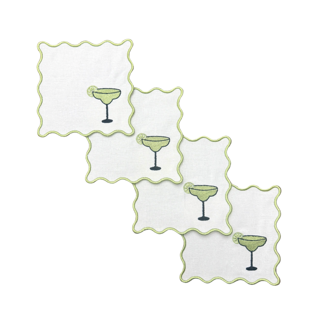 Margarita Linen Cocktail Napkins