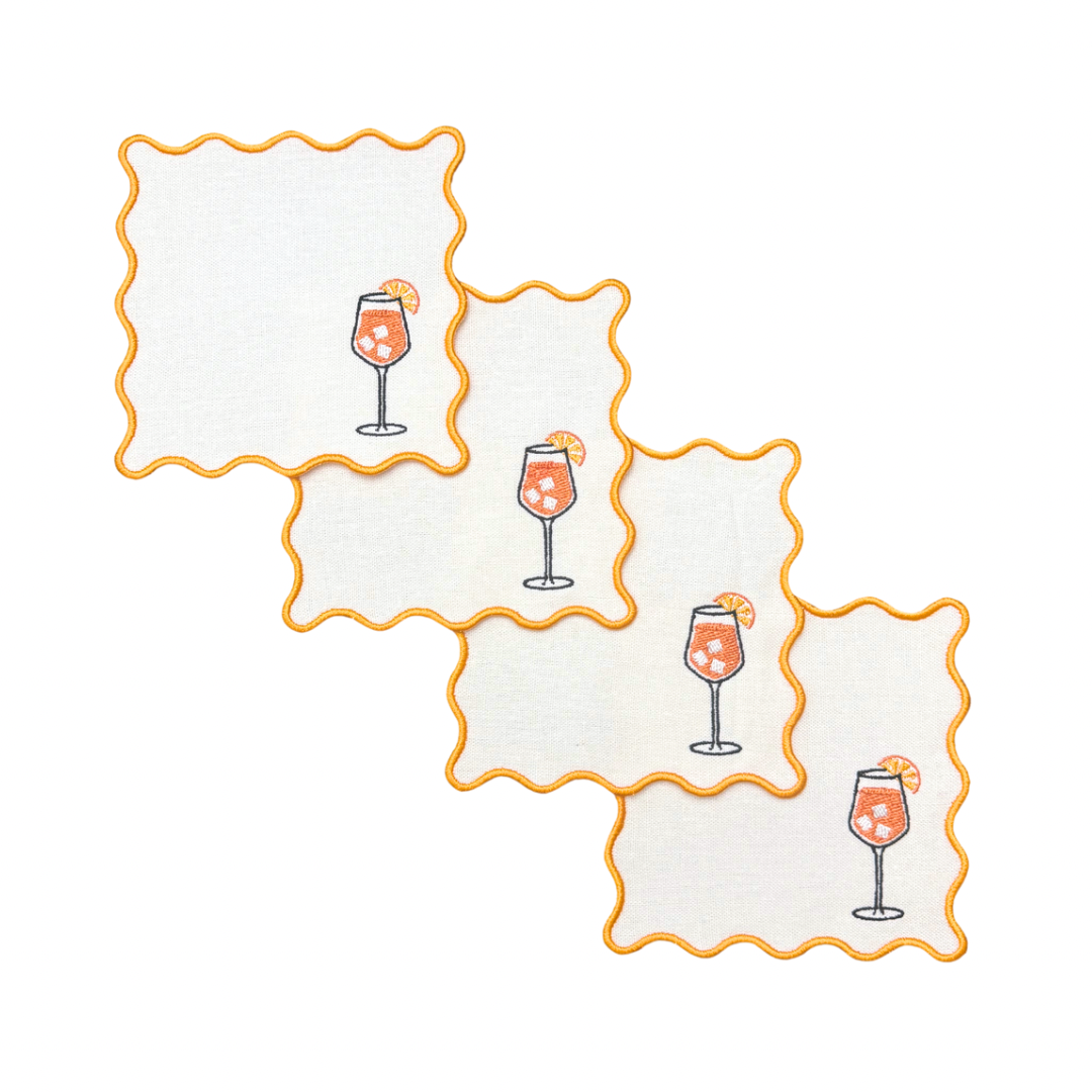 Spritz Linen Cocktail Napkins