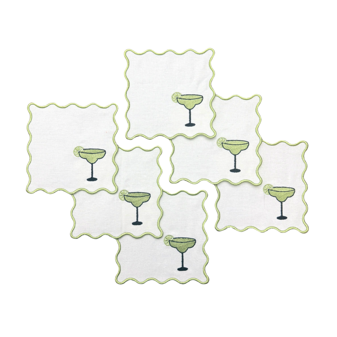 Margarita Linen Cocktail Napkins