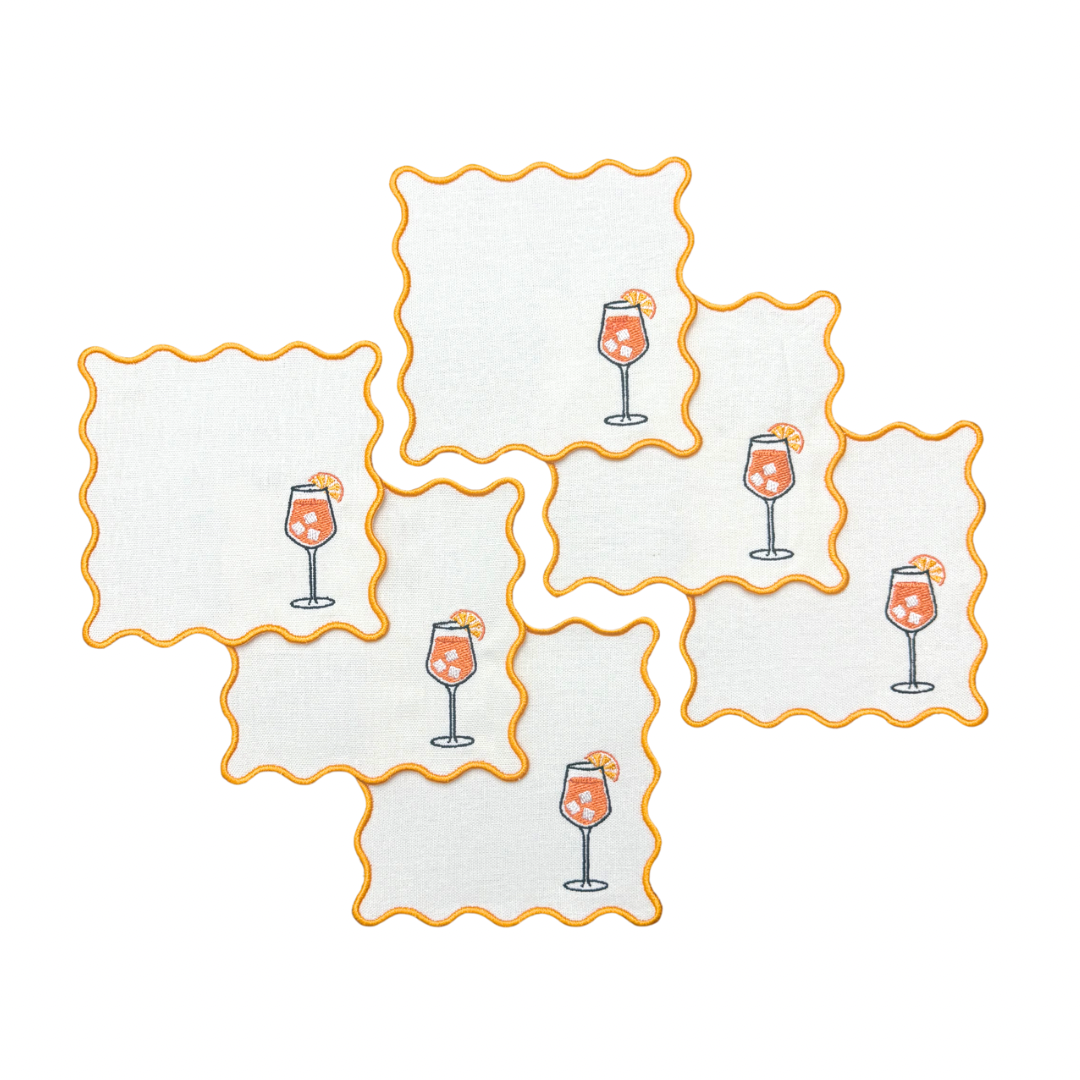 Spritz Linen Cocktail Napkins