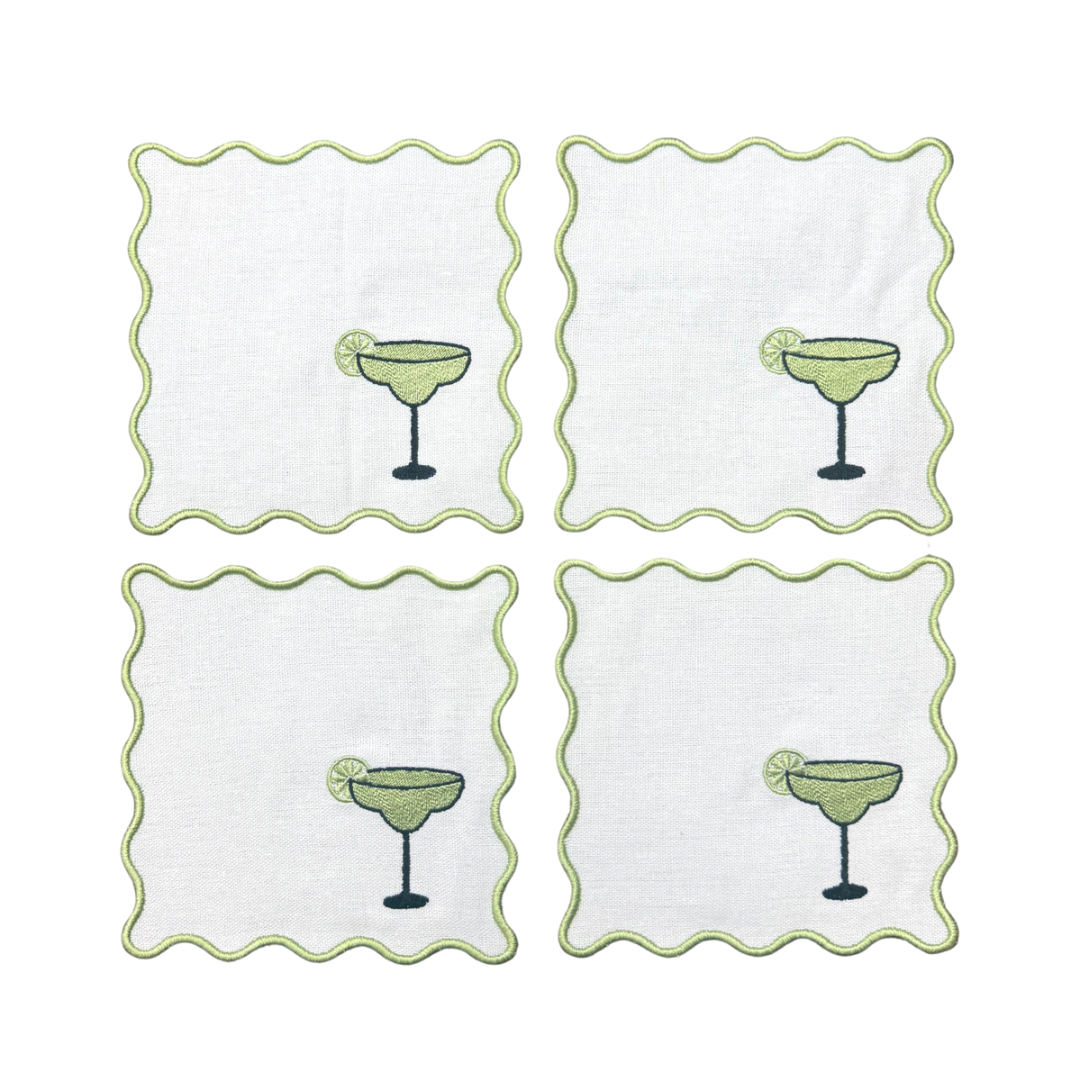 Margarita Linen Cocktail Napkins