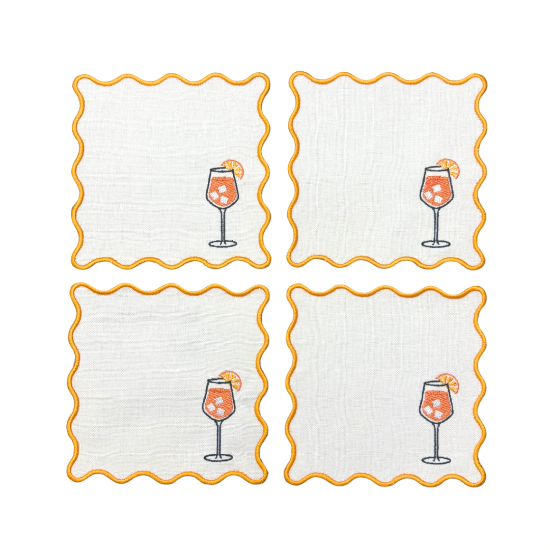 Spritz Linen Cocktail Napkins